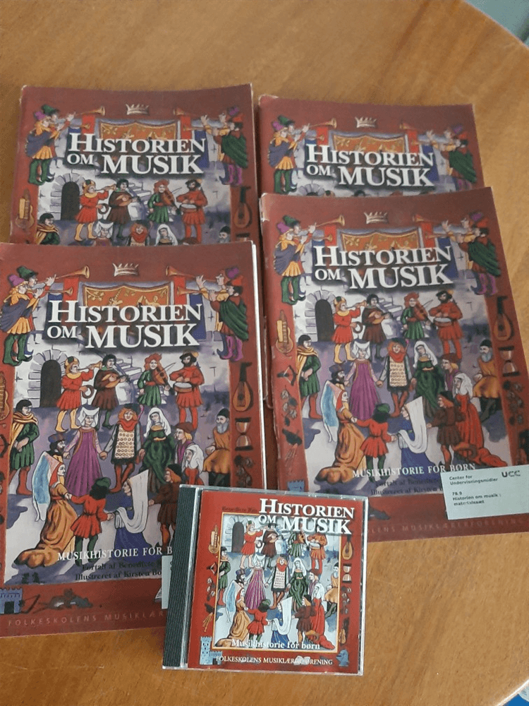 Historien om musik bøger og CD